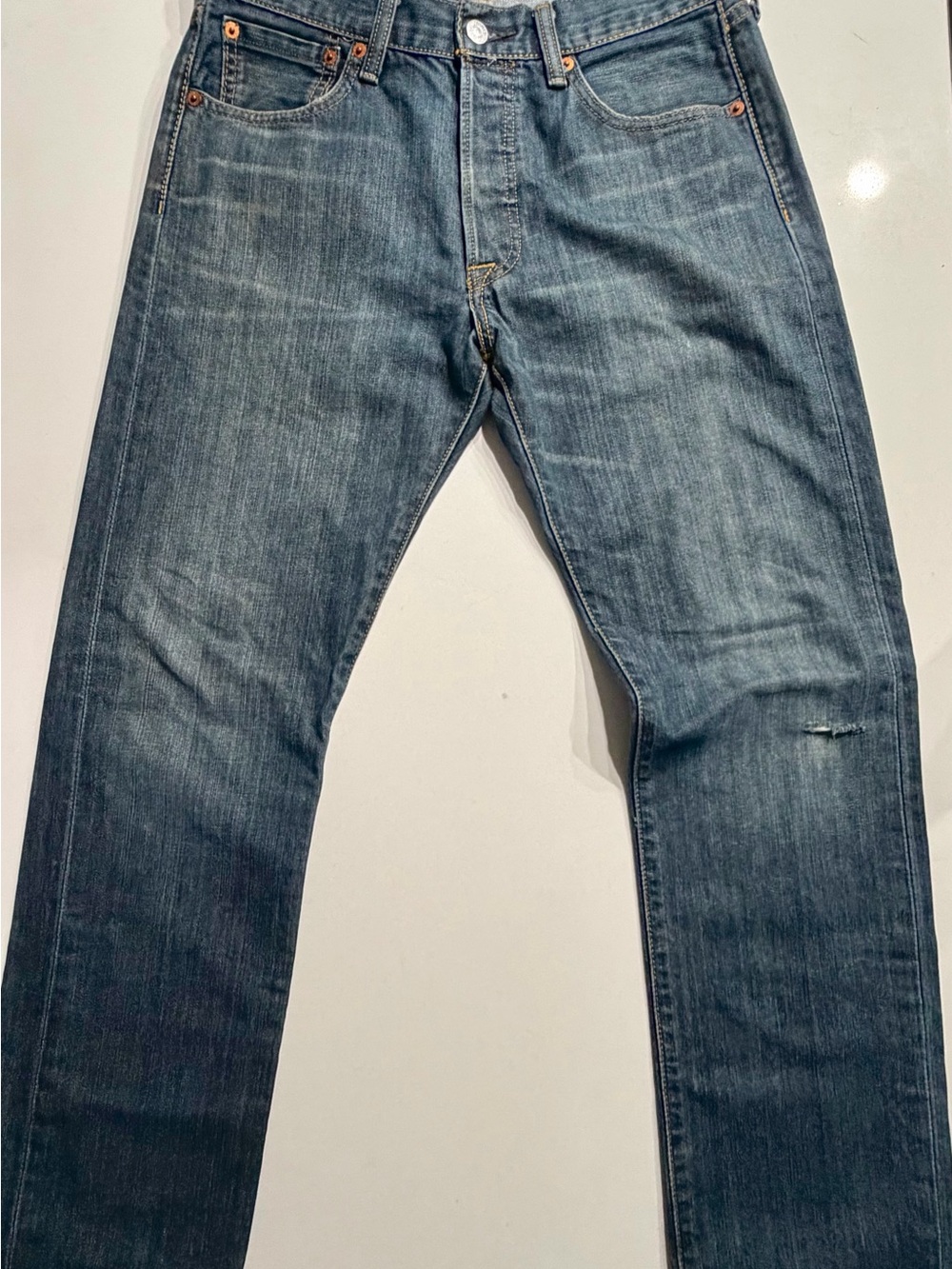 Levi's Men's Medium Blue Straight-Leg Jeans